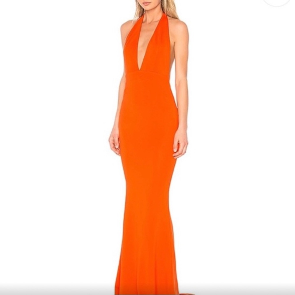 NBD orange gown